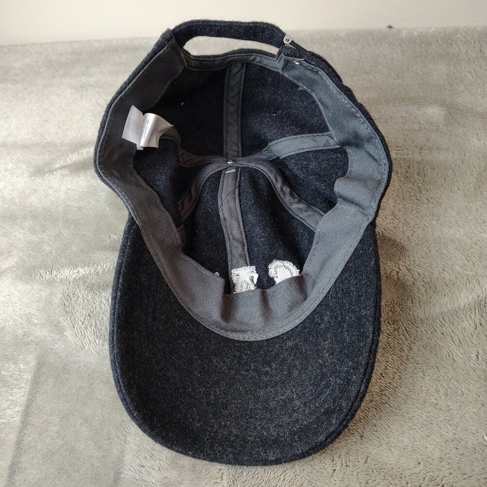 GAP Hat Strapback Gray Adjustable Wool Blend Logo… - image 6